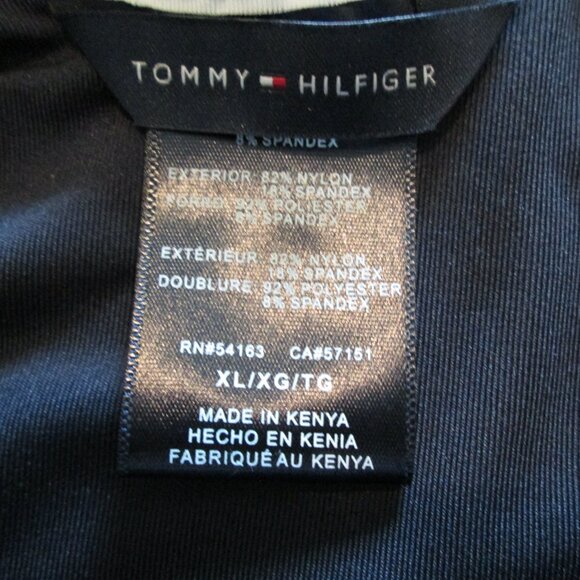 Tommy Hilfiger Seamed One-Piece Zip-Up Swimsuit NWT Sz XL - Picture 11 of 12